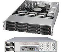 SuperServer 6027R-E1R12N Barebone System - 2U Rack-mountable - Intel C602 Chipset - Socket R LGA-2011-2 x Total
