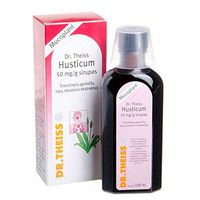 DR. THEISS HUSTICUM, 50 mg/g, 100ml Cough Syrup - Traditional Herbal Remedy for Relief of Dry Cough & Throat Irritation