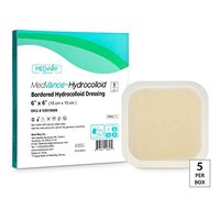 MedVance TM Hydrocolloid – Bordered Hydrocolloid Adhesive Dressing, 6"X 6" Box of 5 DRESSINGS