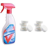 ESHOO Multi Functional Effervescent Spray Cleaner Set with 1 Spray Bottle - All Purpose Home Cleaning Effervescent Spray Cleaner (10pcs with 1 Bottle)