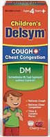 Delsym Children's DM Cough + Chest Congestion Relief Liquid, Cherry, 4oz