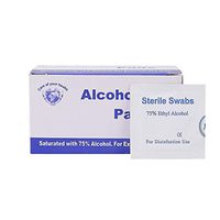 TOYANDONA 200pcs Alcohol Prep Pad Sterile Disposable Disinfection Alcohol Wet Wipes Antiseptic Skin Cleaning Care Alcohol Wet Wipes Sterilization Suitable for All Daily Protection(2 Boxes)