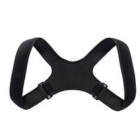 scgtpapadc Spine Posture Back Corrector Shoulder Correction Band Pain Ache Reliever Brace Black