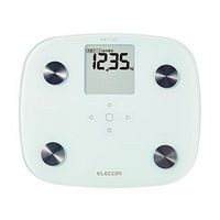 ELECOM Weight and Body Composition Analyzer"Hello Organization Composition" HCS-FS02WH (White)【Japan Domestic Genuine Products】