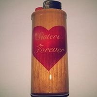 Sisters Forever Lighter Case Holder Sleeve Cover Fits Bic Lighters