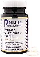 Premier Glucosamine, 90 Capsules, Vegan Product - Shellfish-Free, Targeted Joint, Ligament and Connective Tissue Support