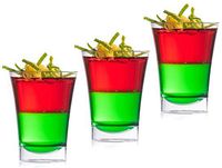 Zappy Disposable Plastic Shot Glasses 2 Oz Clear Tumblers - Tasting Sample Dessert Shooters Wine Beer Champagne Jello Cup Shot Glass Cups (200)