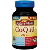 Nature Made CoQ10 200mg 120ct, Expiration date 09/2016