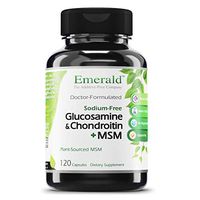 Emerald Labs Glucosamine Chondroitin with MSM - Joint Essentials - Supports Overall Joint Health, Supports in Alleviating Pain and Stiffness, Cartilage Support - 120 Capsules