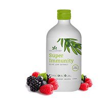 WellGrove Super Immunity Olive Leaf Extract | All Natural Vegan Dietary Supplement | Super Strength Immune Support, Antioxidants | (Berry 500mL)