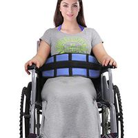 Huakii Wheelchair Safety Waist Belt, Adjustable Patients Cares Seat Strap for Patient Elderly
