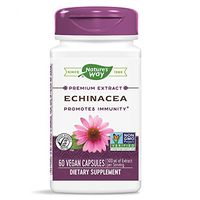 Nature's Way Echinacea Angustifolia, 500 mg of Extract per Serving, 60 Capsules