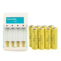 RHYTHMARTS AA Batteries 1.2 Volt Lithium Battery Rechargeable Battery -8 Count