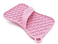 Silicone Sponge and Scrubber Multipurpose Household Kitchen and Bathroom Cleaning – Eco-Friendly, Heat Resistant, Odor and Mildew Free (Pink)