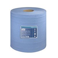 Tork 13244101 Industrial Centerfeed 4-Ply Paper Wiper, Blue