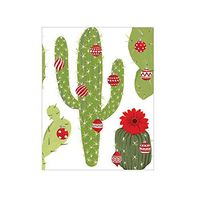 Caspari Merry Cactus Gift Enclosure Cards in Ivory, 20 with Envelopes