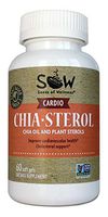 Seeds of Wellness Chia Oil Omega-3 and Plant-Sterols Capsules – 100% Plant-Based Chia Oil and Plant-sterols. 60 Capsules, 1000 mg/Serving. Allergen Free.