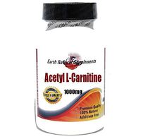 Acetyl L-Carnitine 1000mg * 200 Capsules 100% Natural - by EarhNaturalSupplements