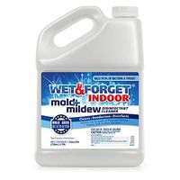 Wet & Forget Indoor Mold and Mildew All Purpose Cleaner- Deodorizes, Disinfects, Kills 99.9% of Bacteria and Viruses, 1 Gallon Refill