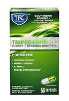 Triple Edge XL - Daily Energy and Performance Booster - Herbal Supplement with Natural Extracts That Promotes Physical Energy, Mental Energy, Improved Performance