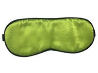 Amint Contoured Design Finest Charmeuse Sleep Eye Mask Blindfold with Ear Plugs Travel Green,7.9"*3.5"