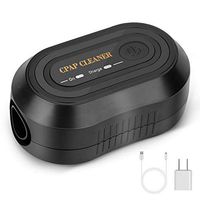 Upgraded Cleaner and Sanitizer, Moocoo Portable Mini Cleaner and Sanitizing Machine - Suits for All Popular Sleep Equipment, Mask Regular & Heated Hose Pipe Tube Accessories