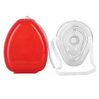Pangding Inflatable CPR Mask, Artificial Mouth Breathing Apparatus Ambu Bag