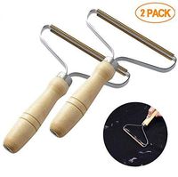 Portable Lint Remover Clothes Fuzz Shaver Reusable Double Sided Lint Remover Travel Brush for Removing Lint Dust in Clothes and Furniture (2 Pack)