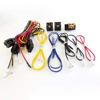 KiWAV Sirius Sirius Harness Kit Cable for Car Motorcycle Fog Light Auxiliary Light Lamp WK-007
