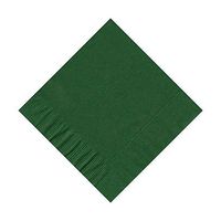 200 Hunter Green (4 Pks of 50) 2 Ply 10 X 10" Plain Solid Color Beverage Cocktail Napkins