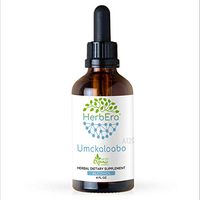 Umckaloabo A120 Alcohol Herbal Extract Tincture, Super-Concentrated Organic Umckaloabo (Pelargonium Sidoides) Dried Root (4 fl oz)