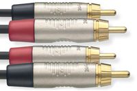 Stagg NTC6CR N-Series Male RCA to Male RCA Twin Cable - 20ft
