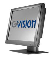 Gvision P17BH-AB-459G 17IN LCD TOUCH SCN, DESKTOP, VGA+DVI, SXGA 1280X1024, 350 NITS, 1000:1 CONTRAST, 5-WIRE RESISTIVE-DUAL USB+SERIAL, SPKRS, 100MM VESA, BLACK, 90 DEGREE TILT STD