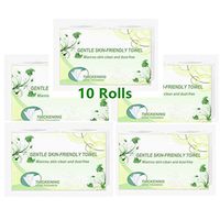 Toilet Paper Household roll Paper Thick Toilet Paper Toilet Paper 4-Ply Standard Rolls Toilet Paper Soft Skin-Friendly No Fragrance Bath Tissue Paper for Commercial Household (10 rolls)