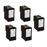 Amsahr 18C1954 Lexmark X2690 Remanufactured Replacement Ink Cartridges - Includes Five Black Cartridges Ink