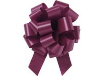 Burgundy 5.5 Inch 20 Loop Pull Bows 10 Pack Gift Wrap Christmas Wedding Gift Wrap Pull Bows Pull String Bows by A1 Bakery Supplies