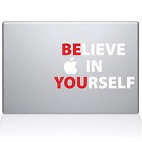 The Decal Guru Believe in Yourself MacBook Decal Vinyl Sticker - 11" MacBook Air (1221-MAC-11A-NA)