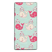 Pattern With Cute Wales Microfiber Cleaning Cloths | Best Towels For House-Hold Cleaning, Dusting, Scrubbing, Absorbing | size 11.8 × 27.5 Inches