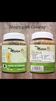 Raw Honey with Ginseng Gluten Free Non Gmo- Kosher 300g/10.6oz