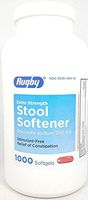 Rugby Stool Softener Docusate 250mg Softgels 1000 Count per Bottle