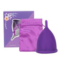 Canyita Menstrual Cup, Silicone Safety Feminine Hygiene Cup for Sports, Travel and Sleep(S)