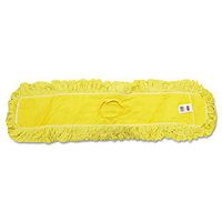 Rubbermaid J15500YEL Trapper Commercial Dust Mop, Looped-end Launderable, 5" x 36", Yellow