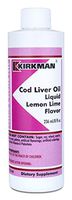 Kirkman Labs Cod Liver Oil Liquid - Lemon Lime Flavor