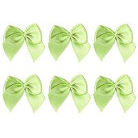 Artibetter 100PCS Mini Satin Ribbon Bows Flowers DIY Hair Bows Crafts Ornaments