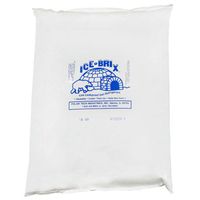 Ice-Brix IB48BPD Cold Pack, 10-1/4" Length x 8" Width x 1-1/2" Height, 48 oz, White (Case of 6)