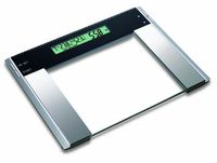 HOMEIMAGE Ultra Wide Glass Body Fat/Hydration Monitor/Bath Scale - 440 lbs.