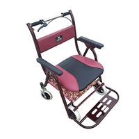 Walkers for Seniors with Seat Trolley Shopping Shopping cart, Portable Folding, with seat, Maximum Weight of 200 pounds, Suitable for Grocery Shopping, Shopping, Travel Rolling Walkers (Color : Red)