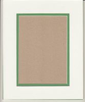 20x24 White & Bright Green Double Picture Mats Bevel Cut for 16x20 Pictures
