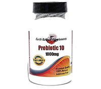 Probiotic 10 1000mg / 10 to 50 Billion Live Probiotic Cultures * 200 Capsules 100% Natural - by EarhNaturalSupplements