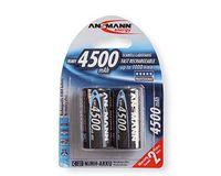 Ansmann Energy C Rechargeable Batteries 4500mAh Ni-MH 1.2V 2pk